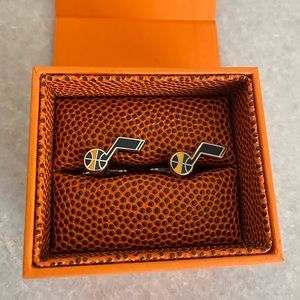 Utah Jazz cuff links